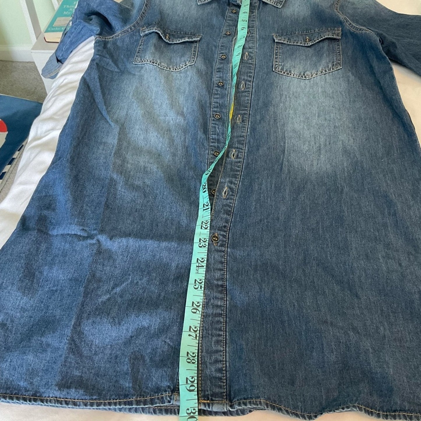 Wall Flower Denim Dress/Tunic