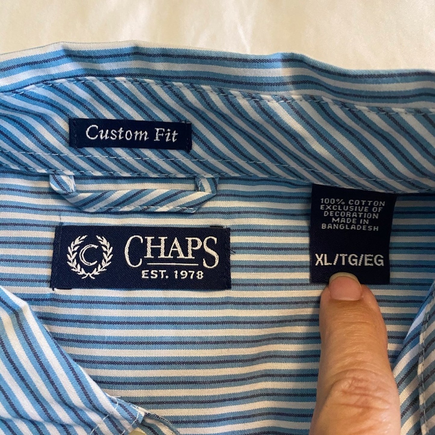 Chaps L/S button down shirt
