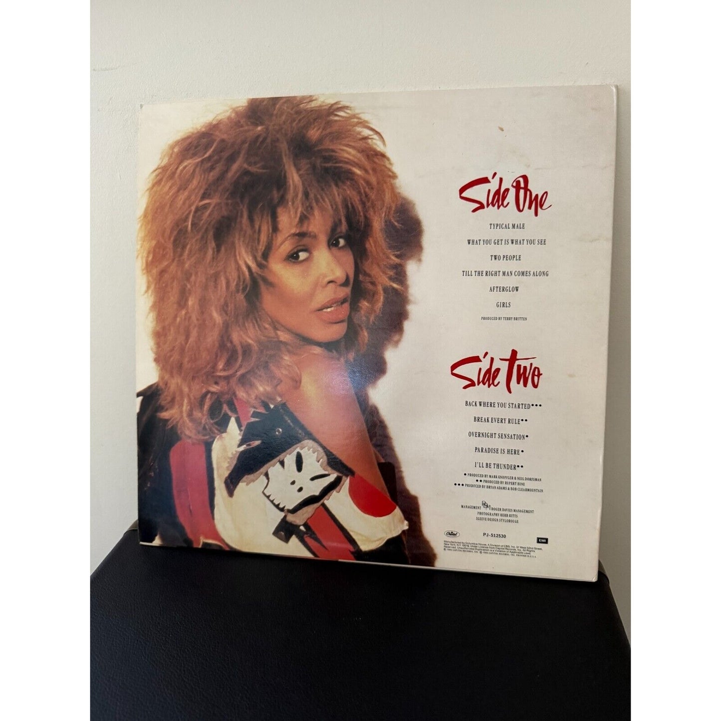 Tina Turner – Break Every Rule - 1986 - Capitol PJ-12530 Vinyl LP