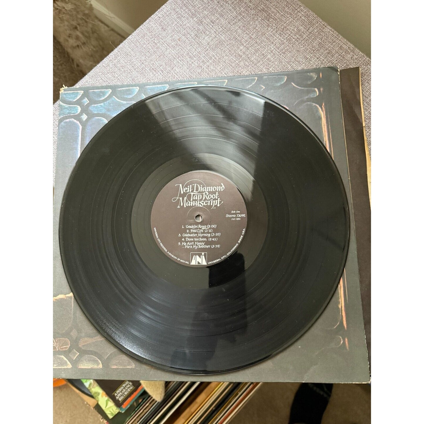 Neil Diamond "Tap Root Manuscript" LP Vinyl 1970 W/ Booklet