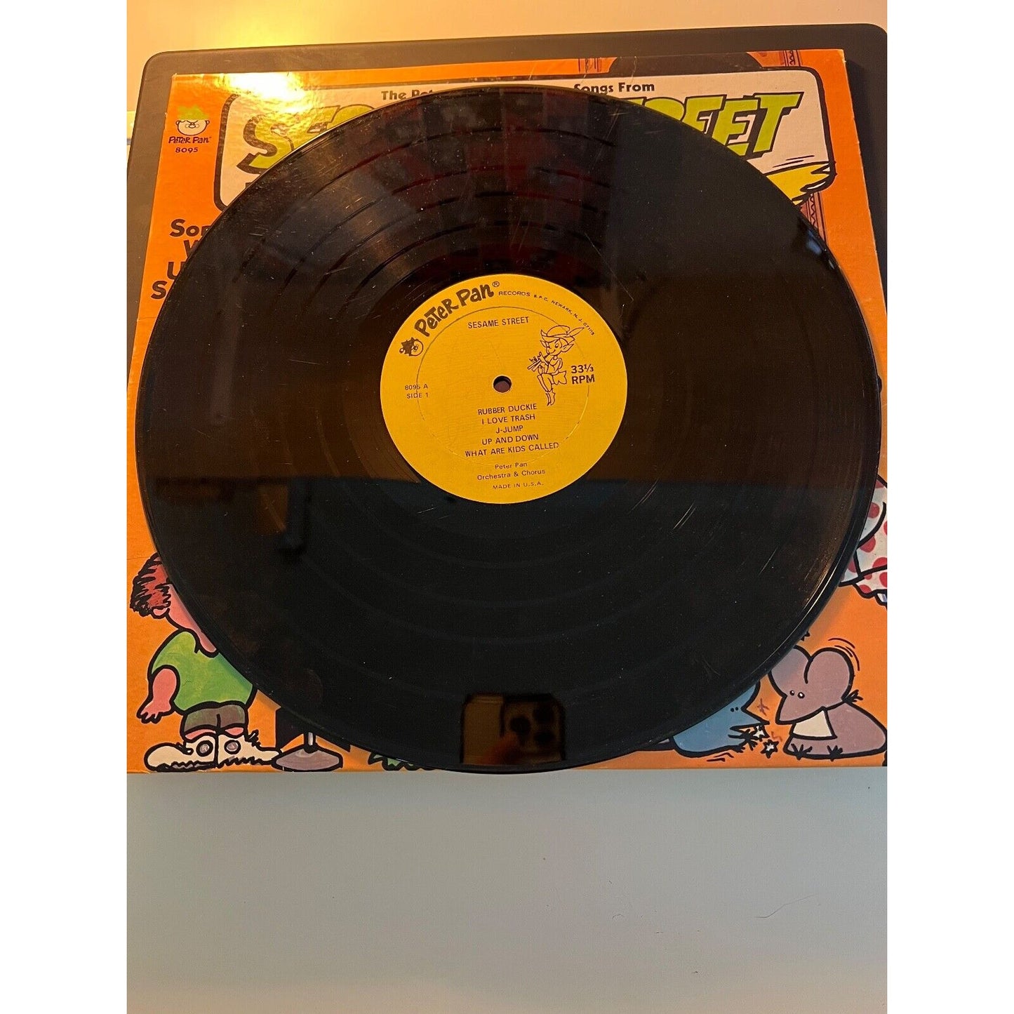 Peter Pan Chorus Sesame Street Rubber Duckie Vinyl Record