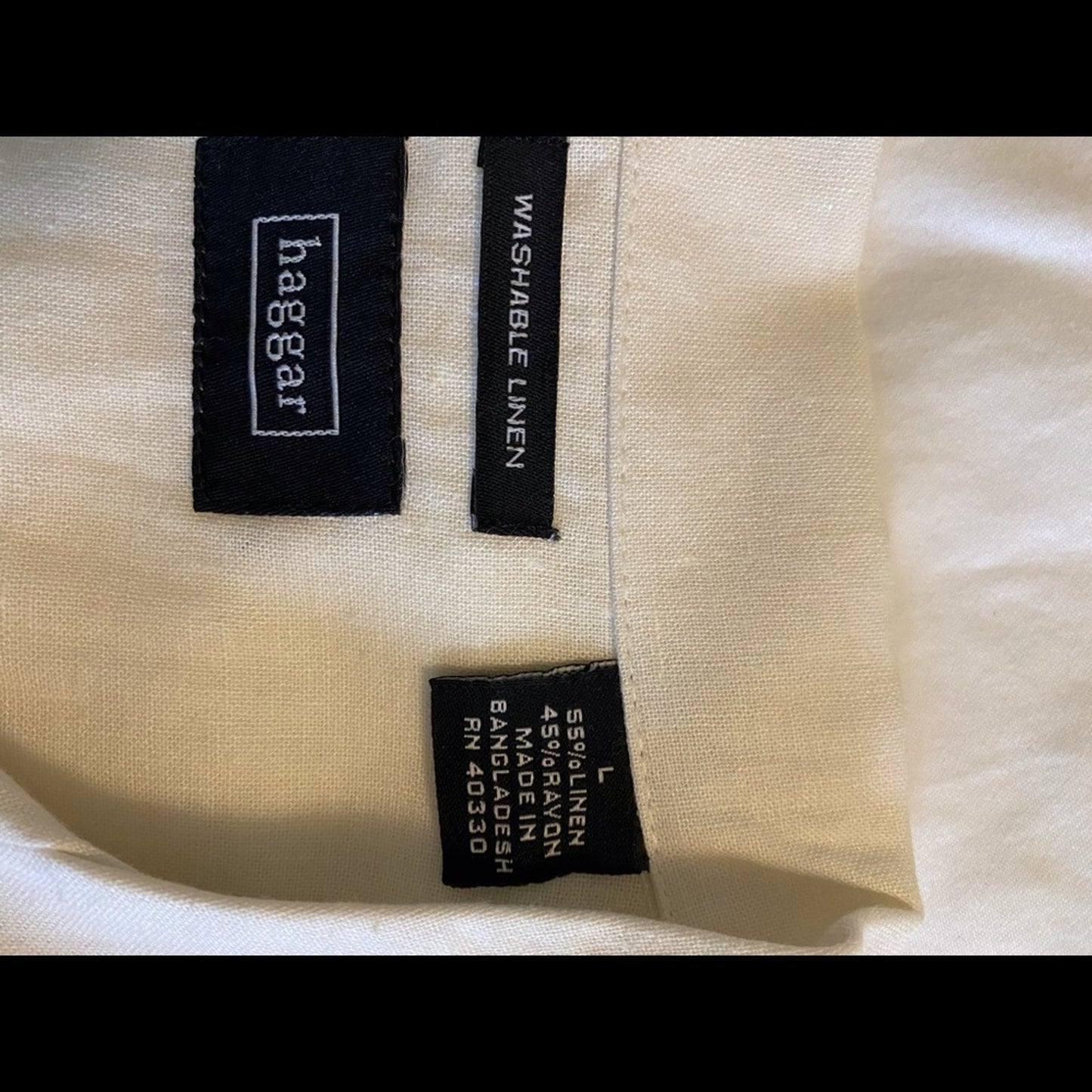 Haggar men’s S/S button down shirt
