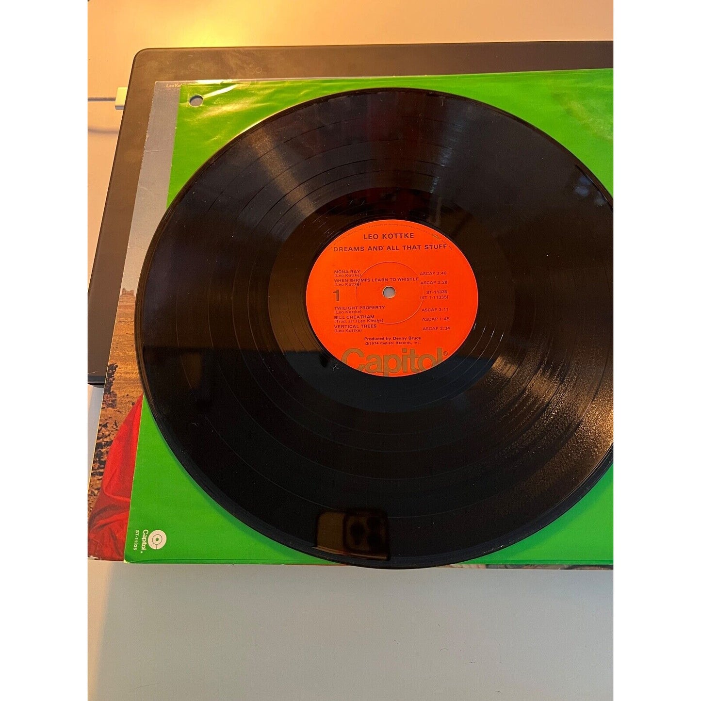 Leo Kottke – Dreams And All That Stuff Vinyl, LP 1974 Capitol – ST-11335
