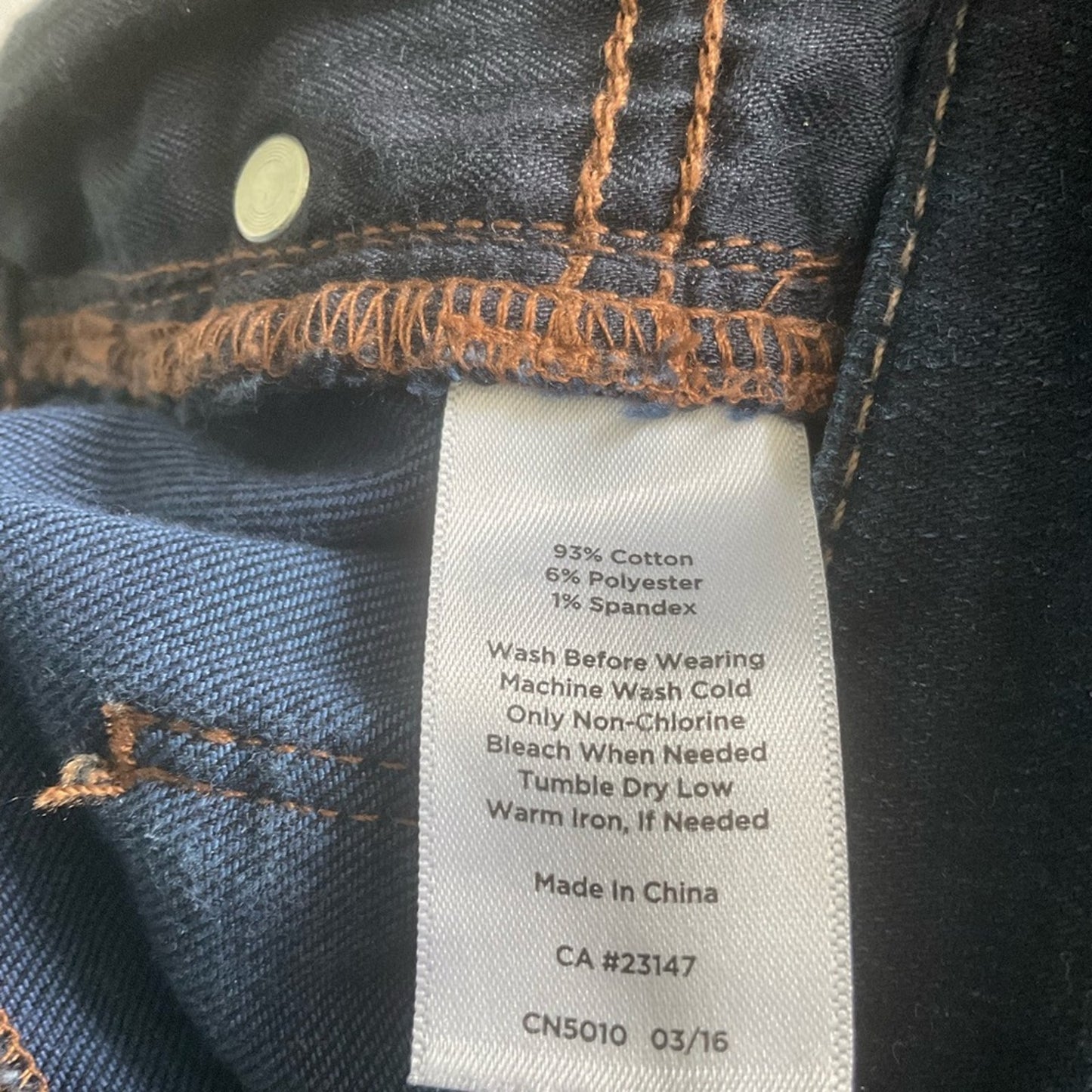 Talbots Women's Dark Blue Straight Leg Jeans