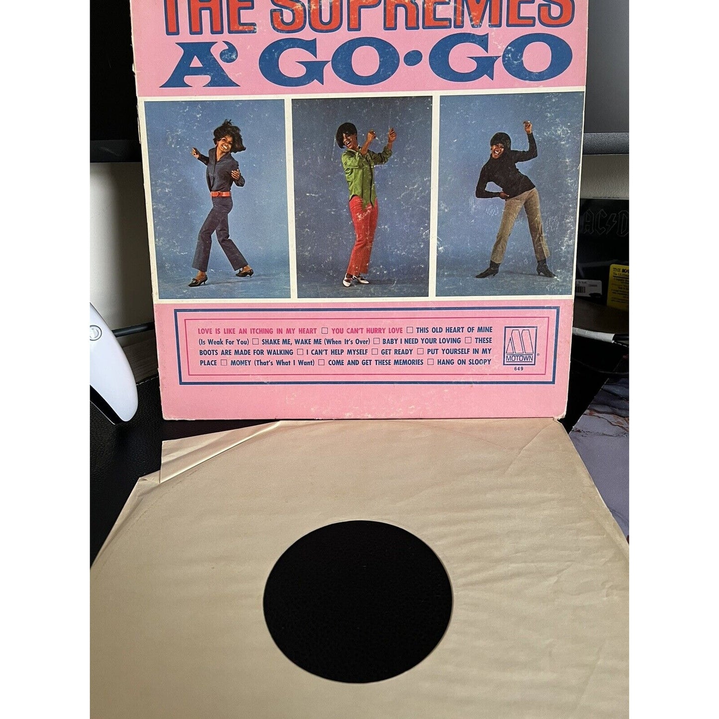 The Supremes "A Go Go" Original LP Vinyl Record 1966 Motown 649 Stereo