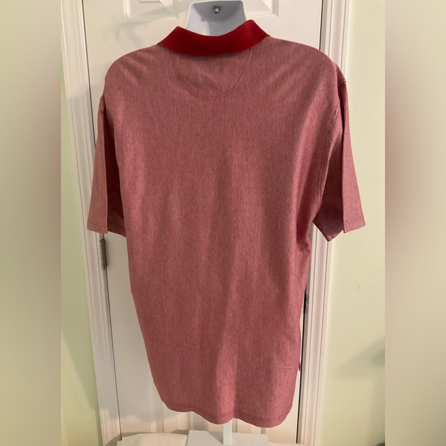 Ashworth Red Polo Shirt Classic Short-Sleeved Design