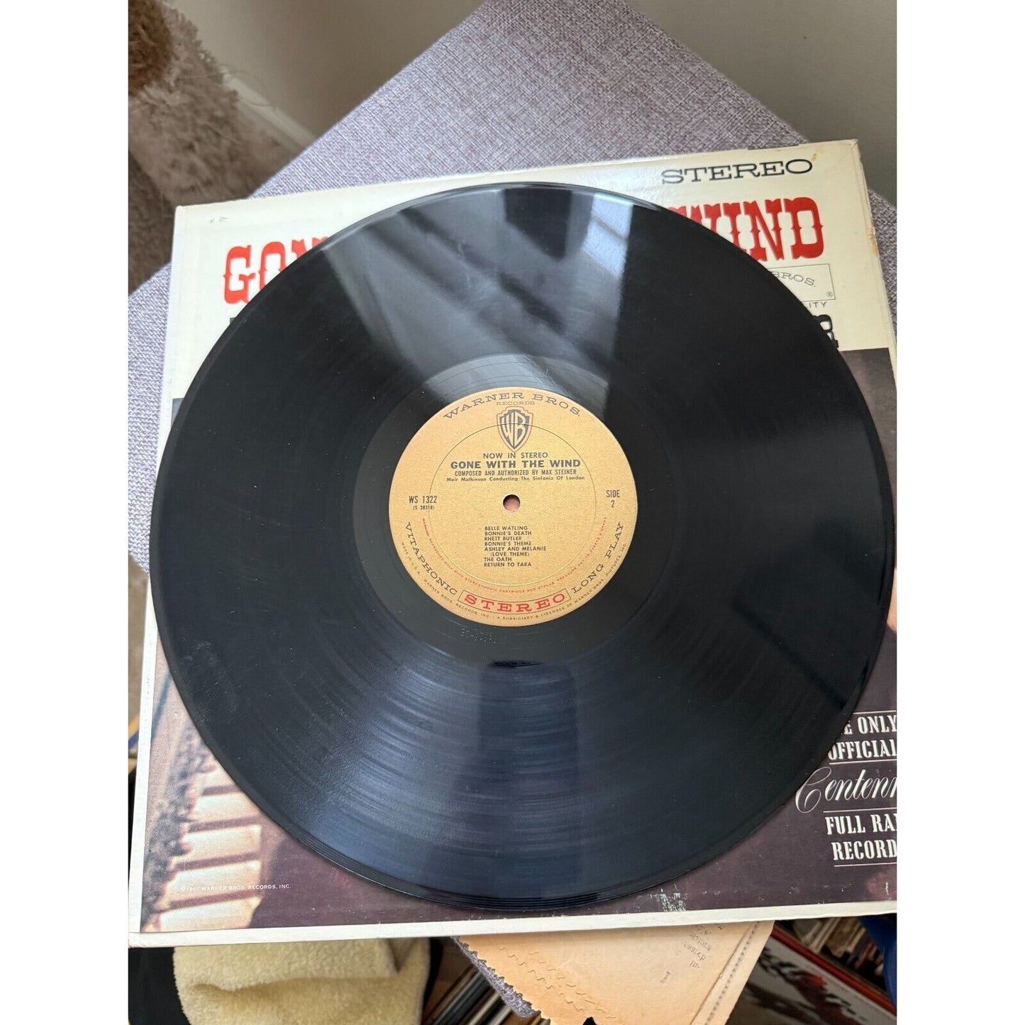 Gone With The Wind - The Authentic Original Score Recording - LP Vinyl Record