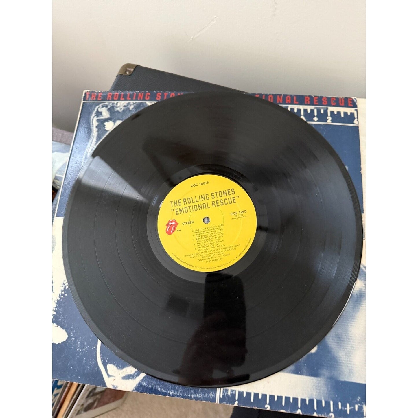 The Rolling Stones Emotional Rescue 1980 VinylLP Warner Records COC-16015