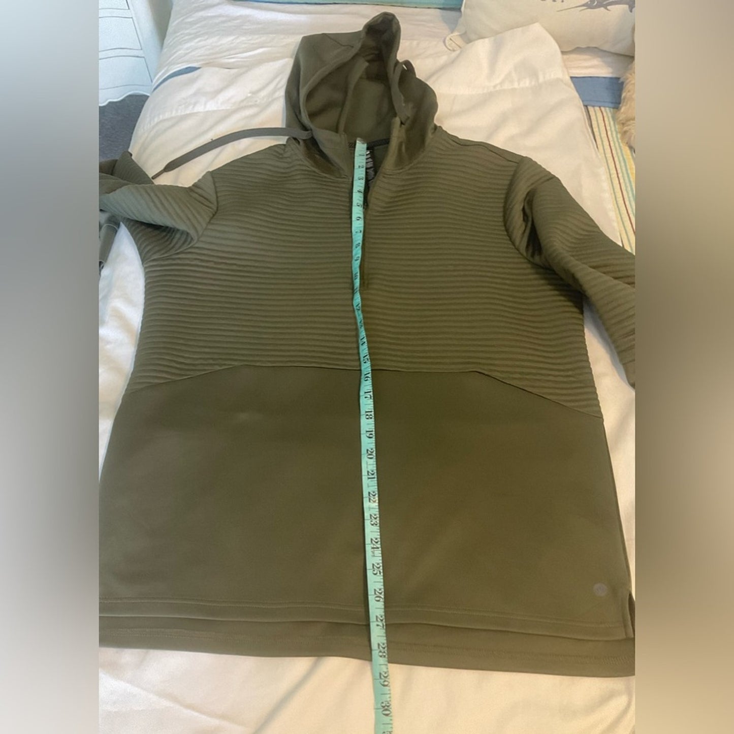 Apana Olive Green Pullover Hoodie