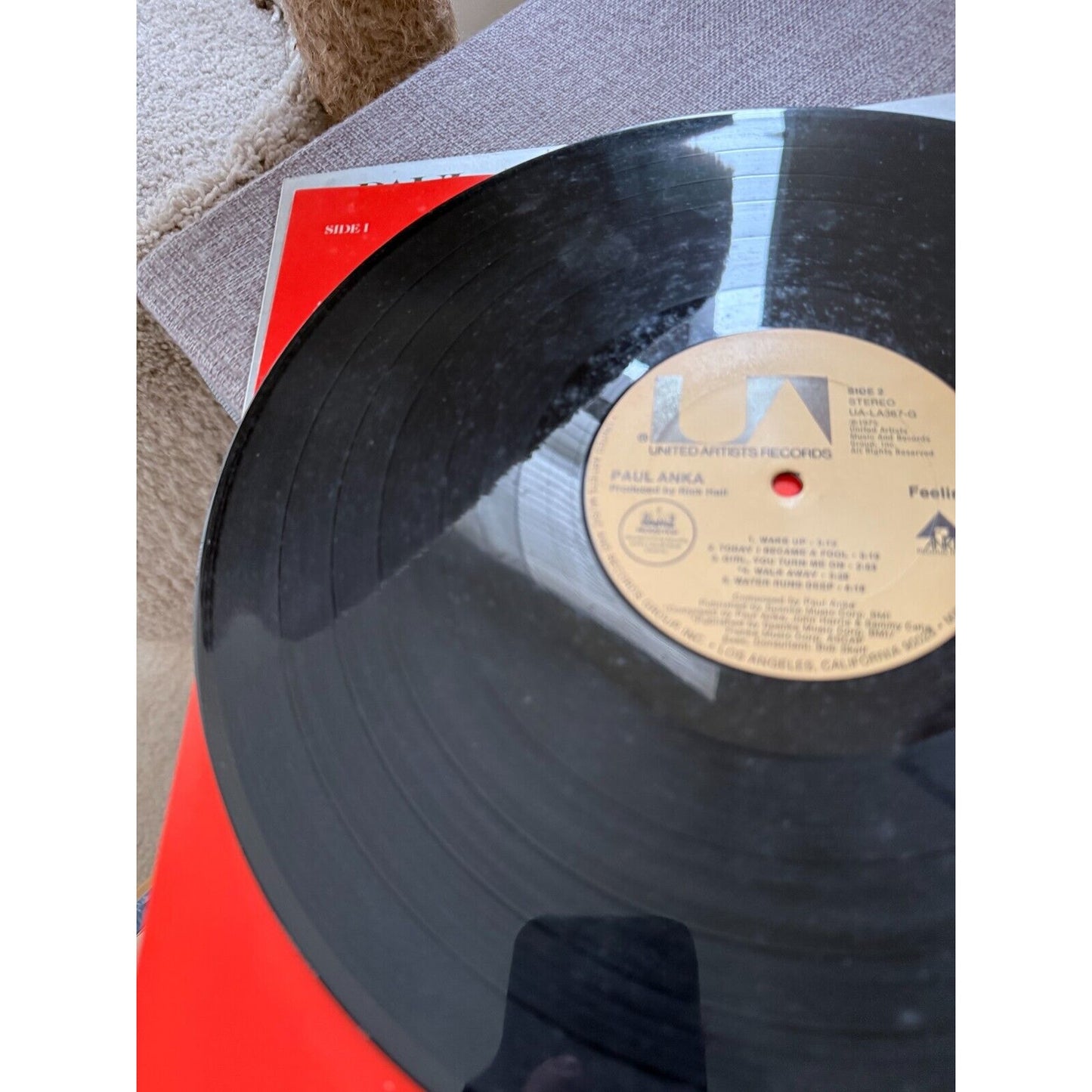 Paul Anka, Feelings Vinyl Records 1975, United Artists UA-LA367-G, Stereo