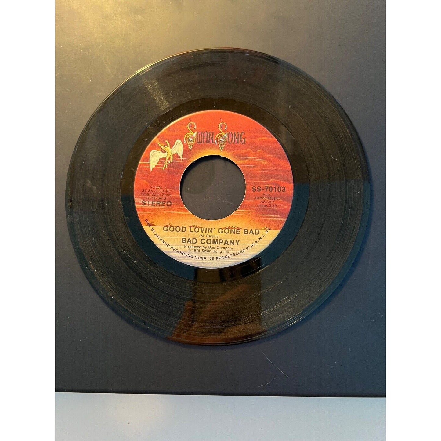 Bad Company, Good Lovin' Gone Bad / Whiskey Bottle, 7" 45rpm, Vinyl