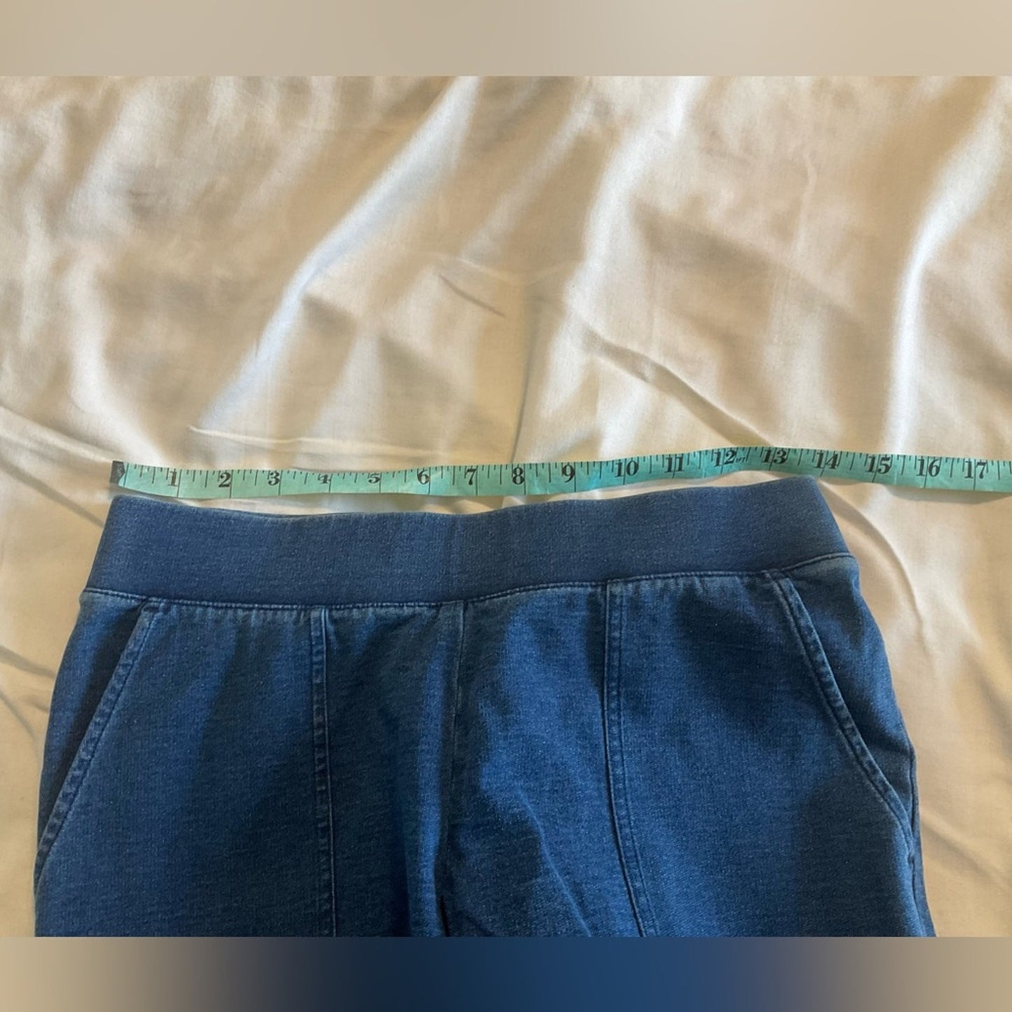 PureJill Indigo pull on jeans