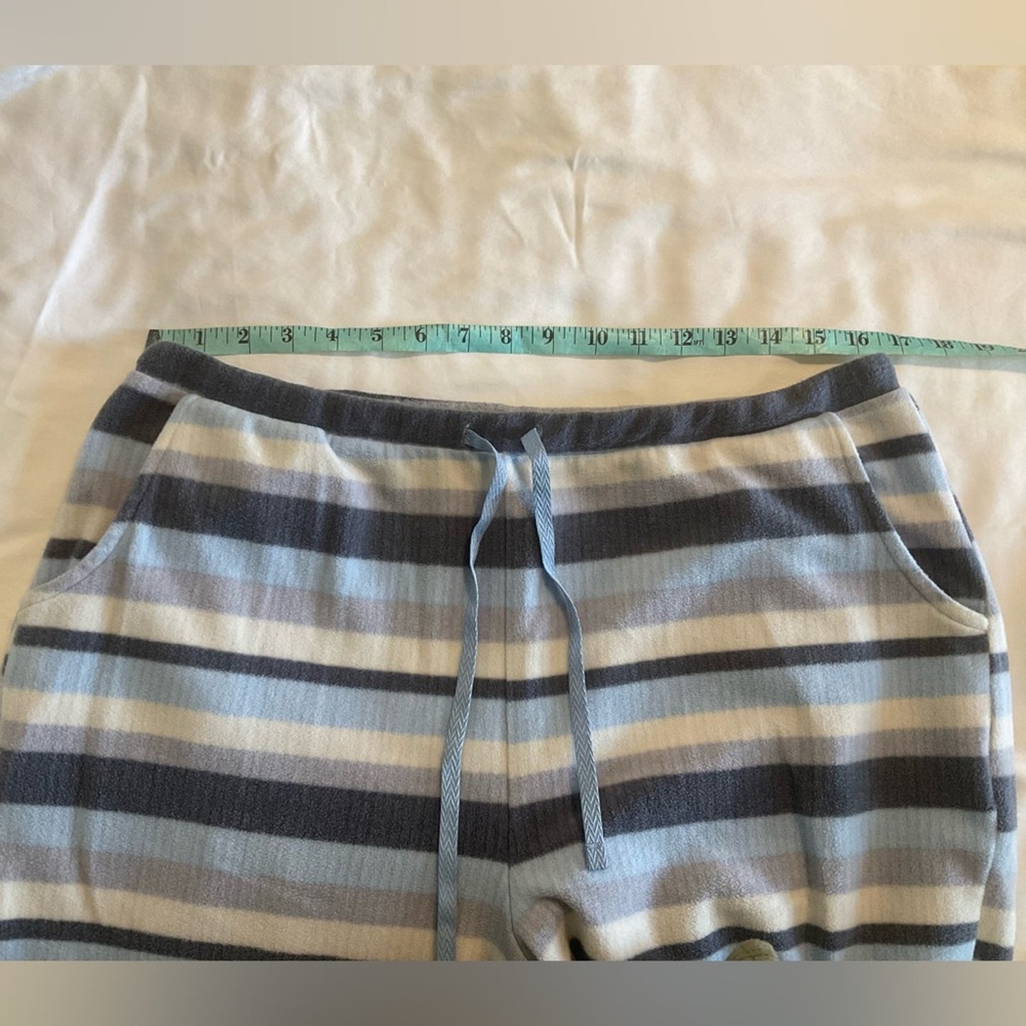 Cuddl Duds Sky Blue V-Neck Pajamas