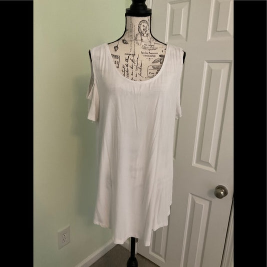 JM collection cold shoulder tunic