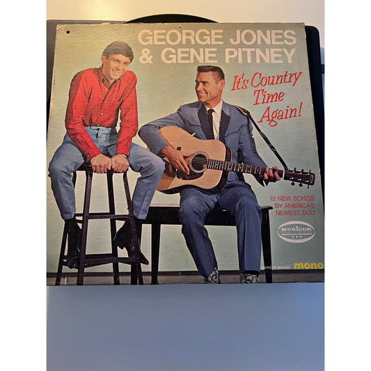 George Jones & Gene Pitney - It's Country time Again - Musicor Vinyl VG