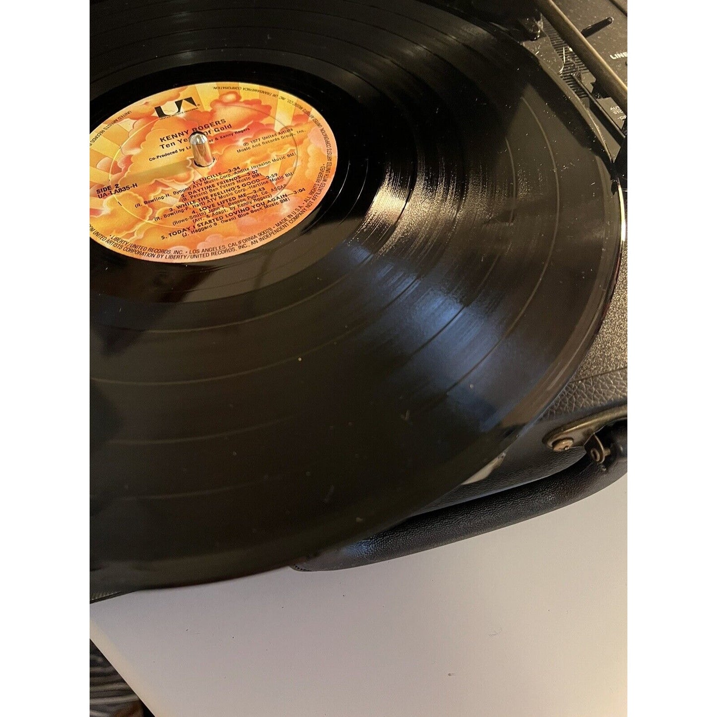 Kenny Rogers - Ten Years of Gold (1977) Vinyl LP 10 Greatest Hits, Best of