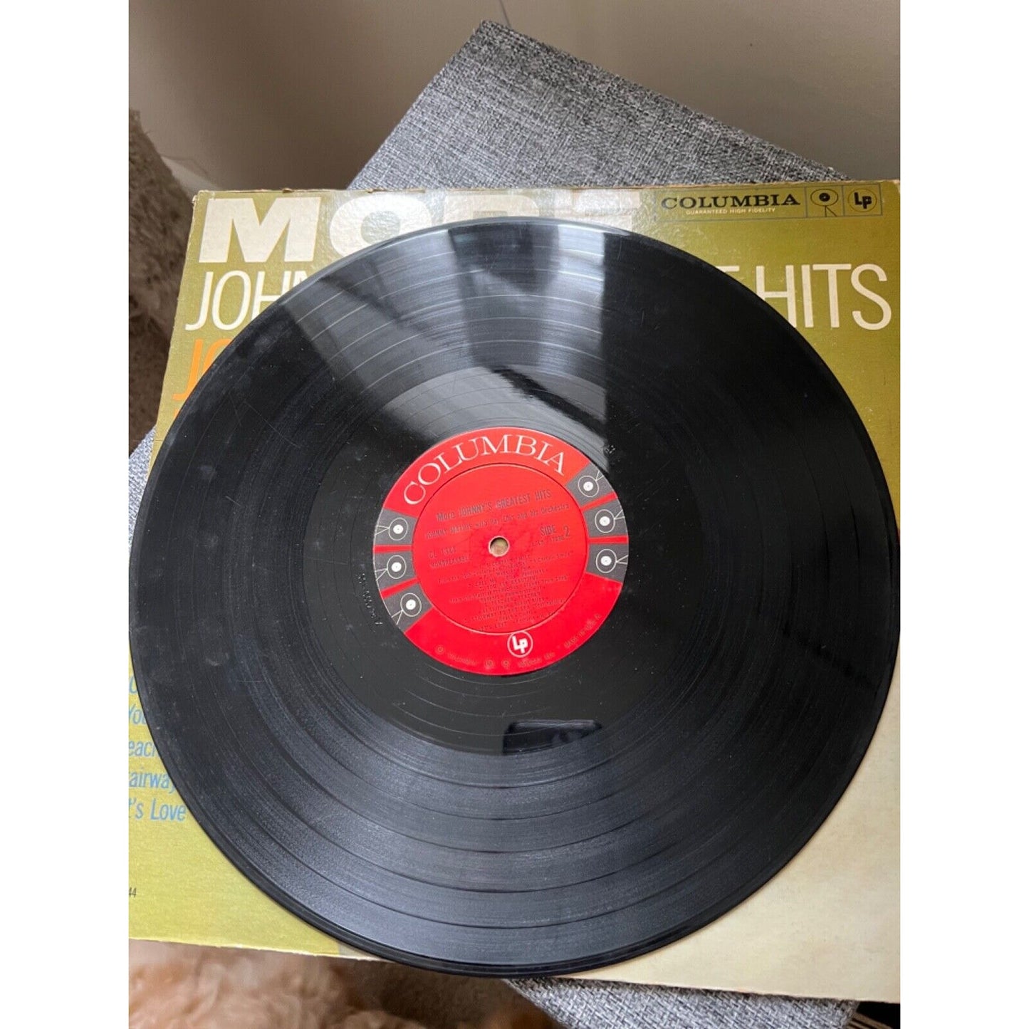 Johnny Mathis Columbia Vinyl Record LP 33 Standards More Johnny’s Greatest Hits