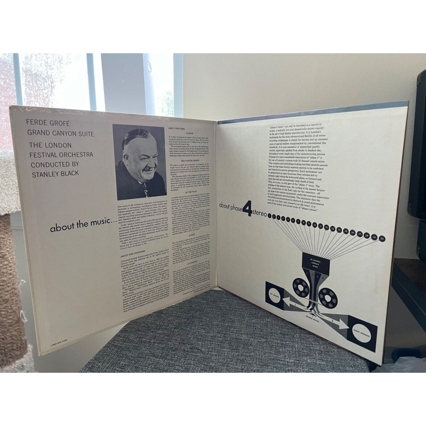 Ferde Grofe' The London Festival Orchestra: Grand Canyon Suite LP vinyl record