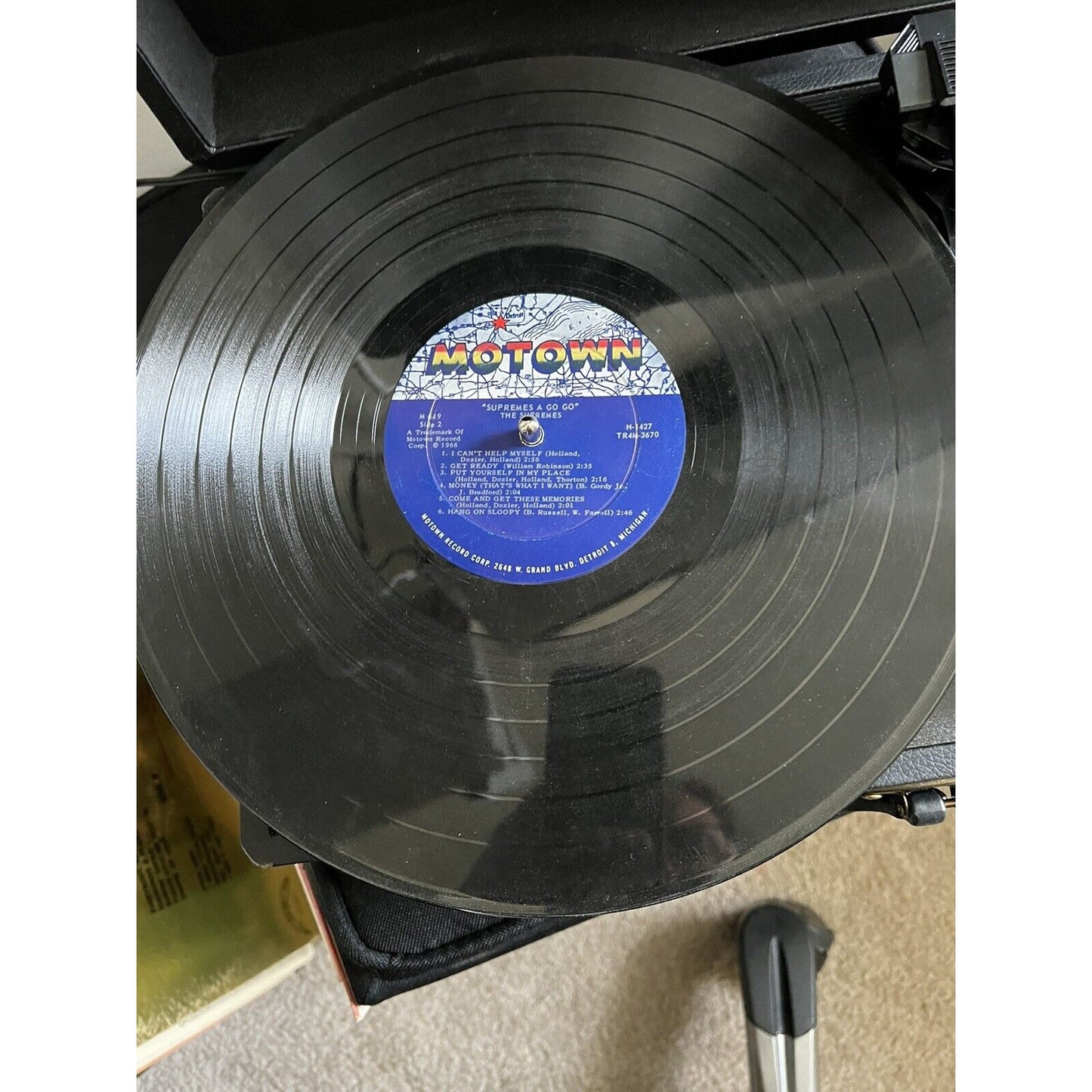The Supremes "A Go Go" Original LP Vinyl Record 1966 Motown 649 Stereo