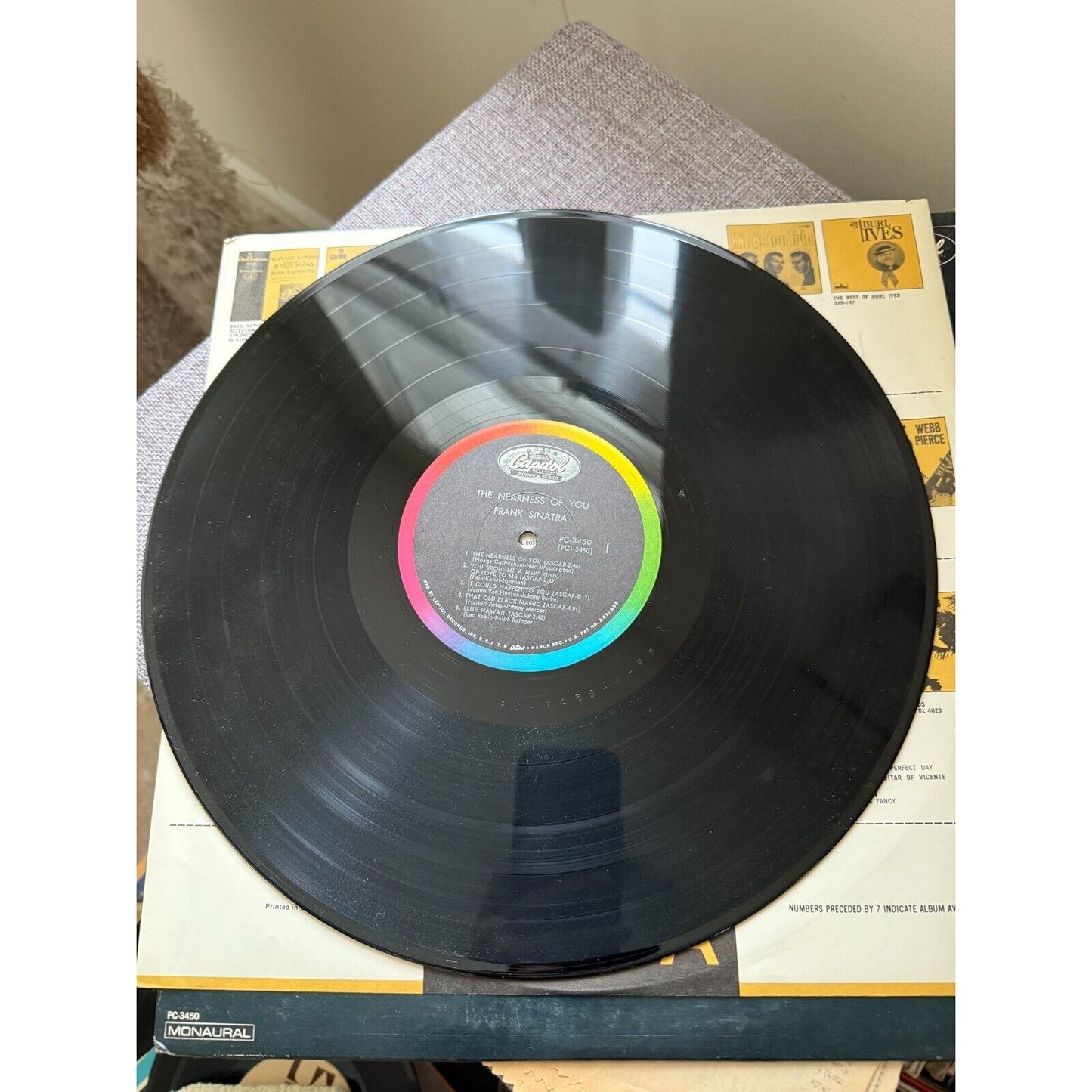 Frank Sinatra - The Nearness Of You - Vinyl LP (Capitol PC-3450) (1967)