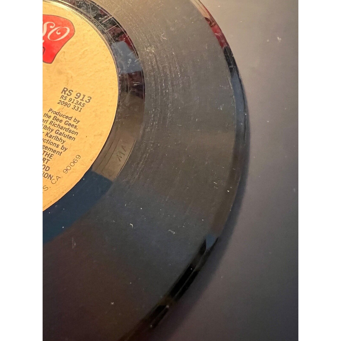 Bee Gees Rest Your Love On Me / Too Much Heaven 7" 45 RPM Vinyl RSO Records 1978