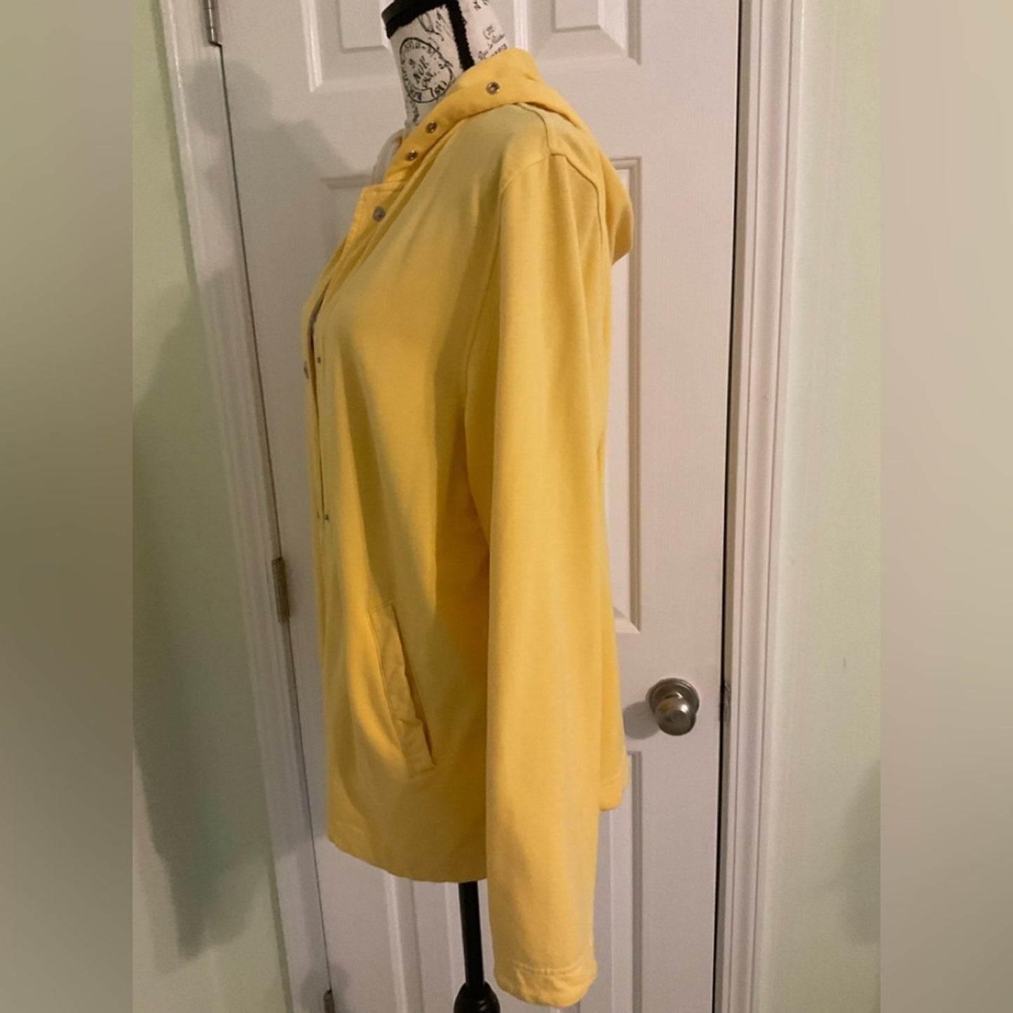 Sag Harbor Yellow Utility Jacket with Hood