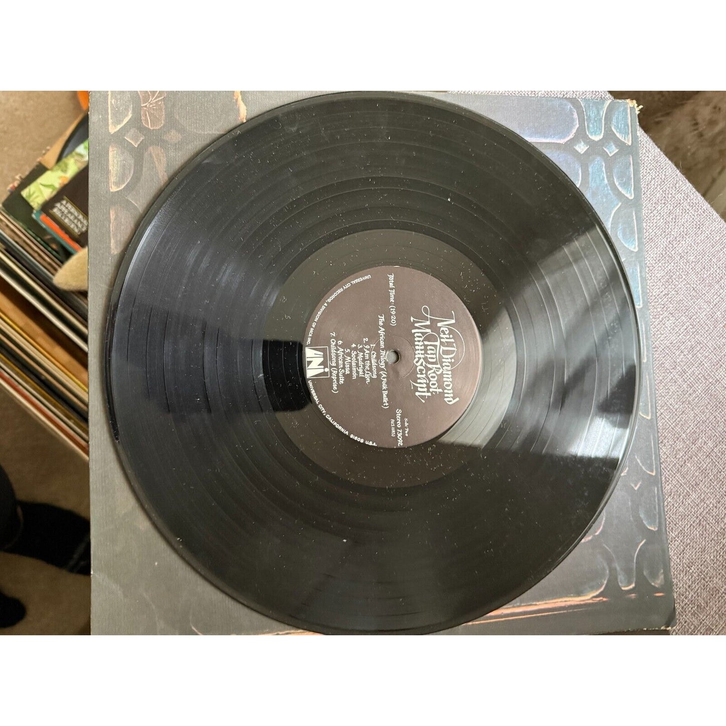 Neil Diamond "Tap Root Manuscript" LP Vinyl 1970 W/ Booklet