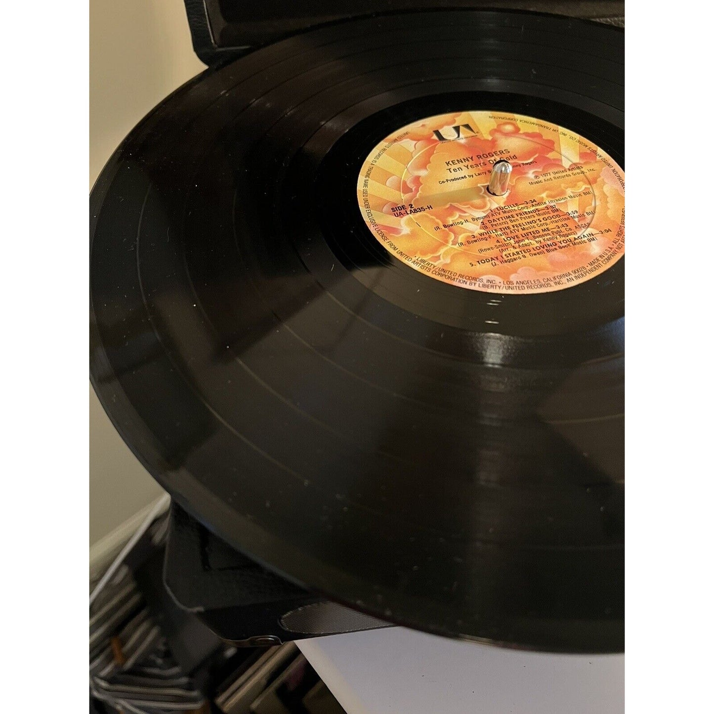 Kenny Rogers - Ten Years of Gold (1977) Vinyl LP 10 Greatest Hits, Best of