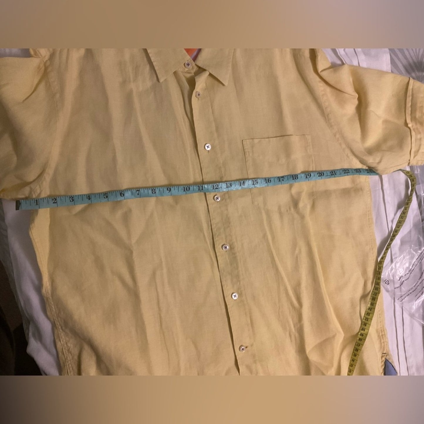 Tommy Hilfiger Men’s S/S Linen Shirt
