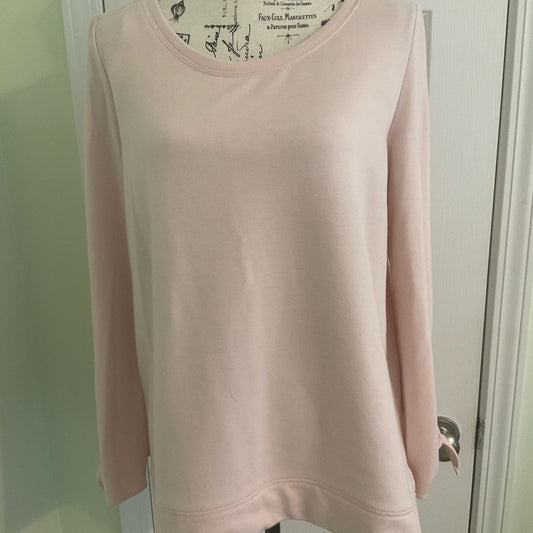Jones New York Light Pink Long Sleeve Top