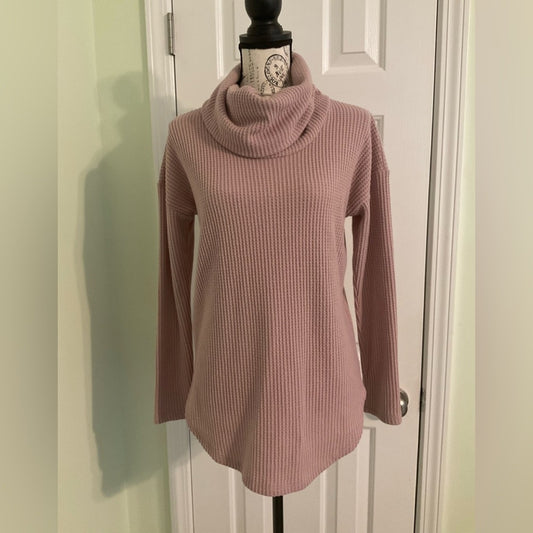 Loft Cowl neck pullover with long sleeves