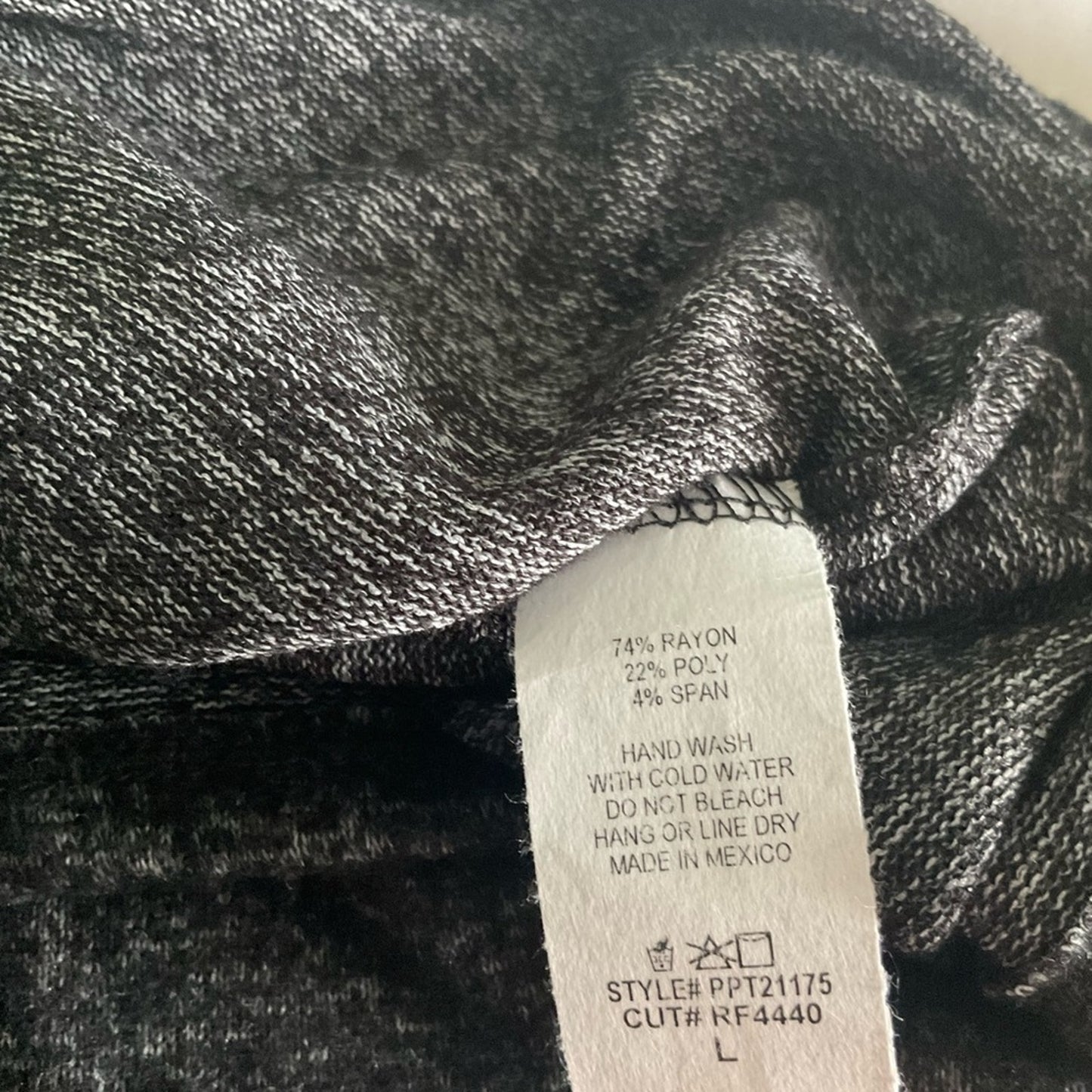 Perfect Peach Classic Black Sweater