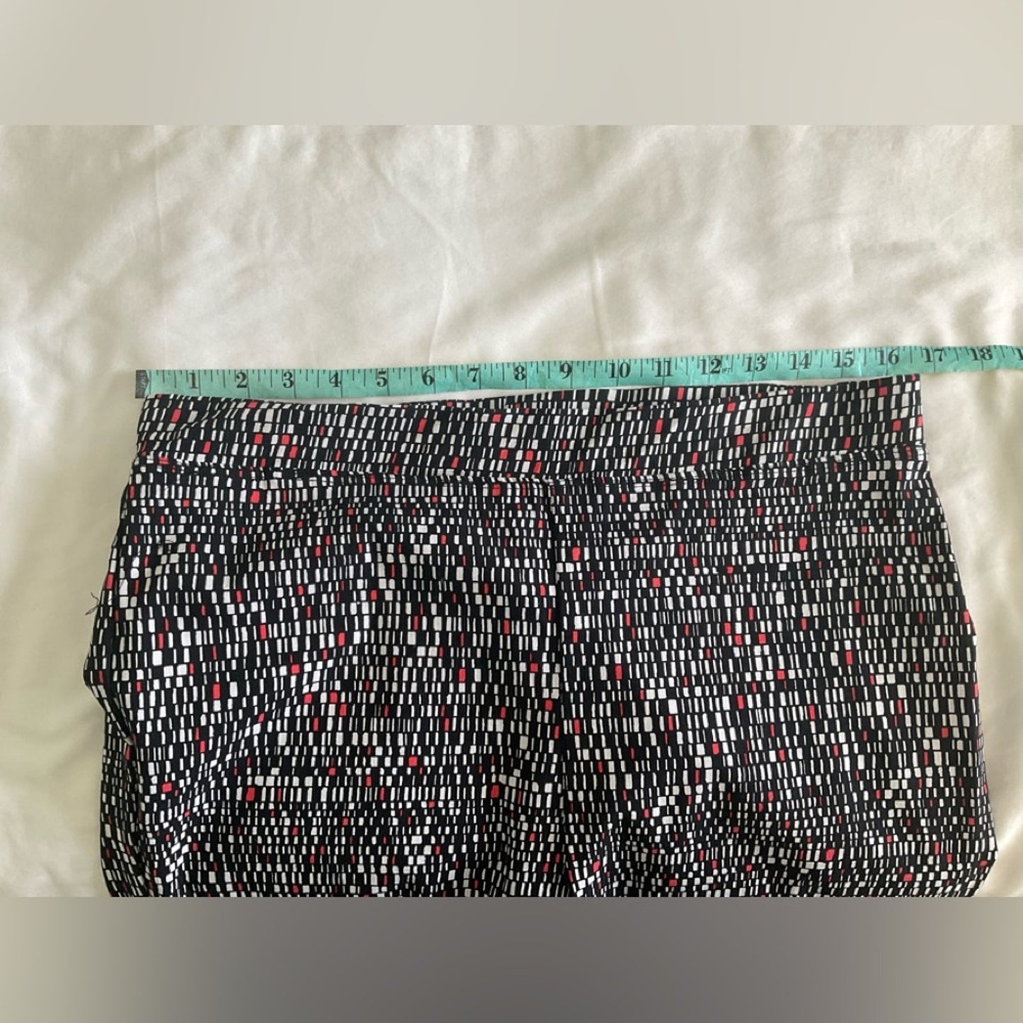 Soft Works Women's Black and White Patterned Pants