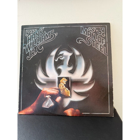 Man of Steel by Hank Williams, Jr. - WB 1-23924 Vinyl