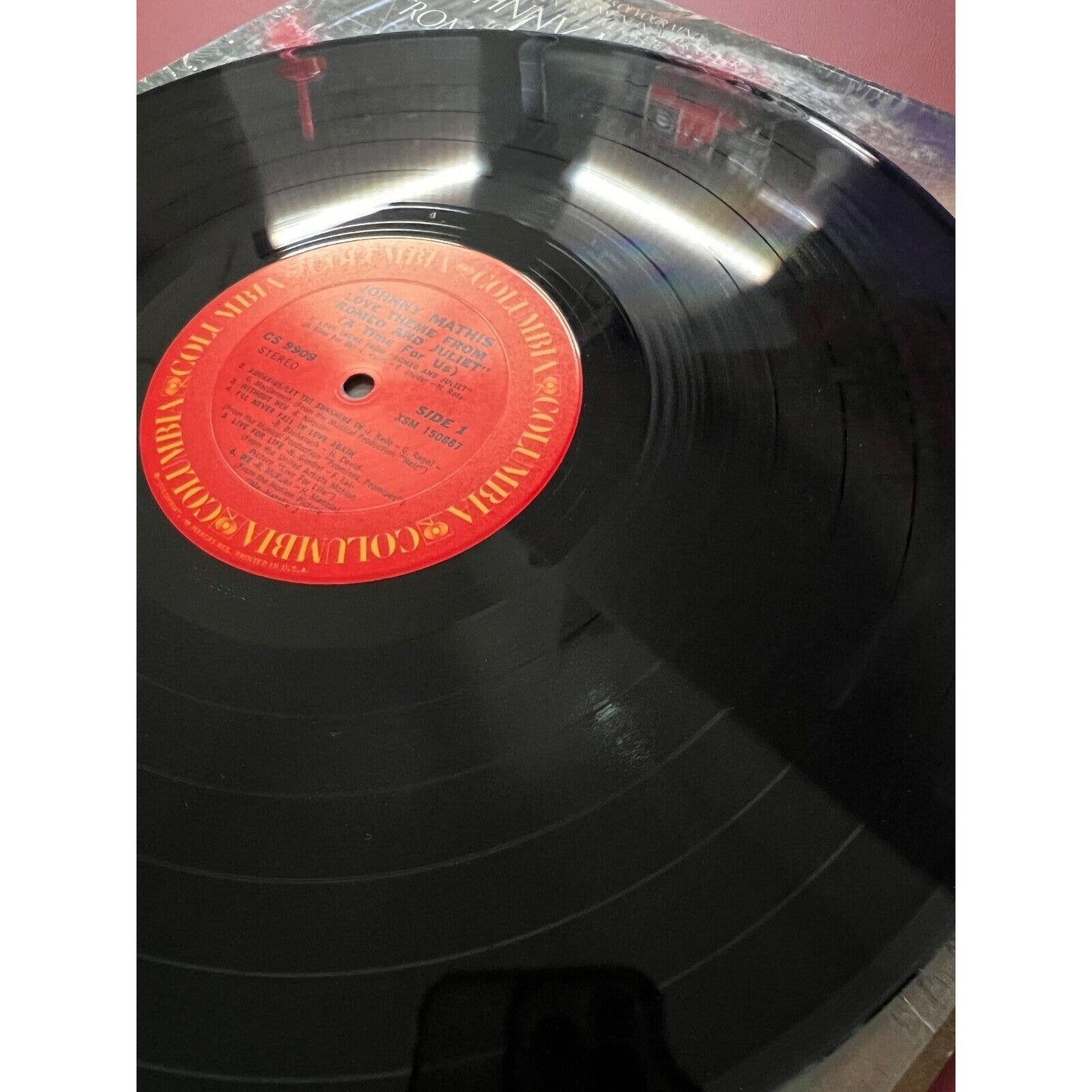 Johnny Mathis – Love Theme From Romeo And Juliet (A Time For Us) - 1969 Vinyl LP