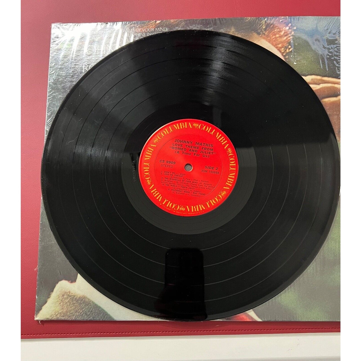 Johnny Mathis – Love Theme From Romeo And Juliet (A Time For Us) - 1969 Vinyl LP