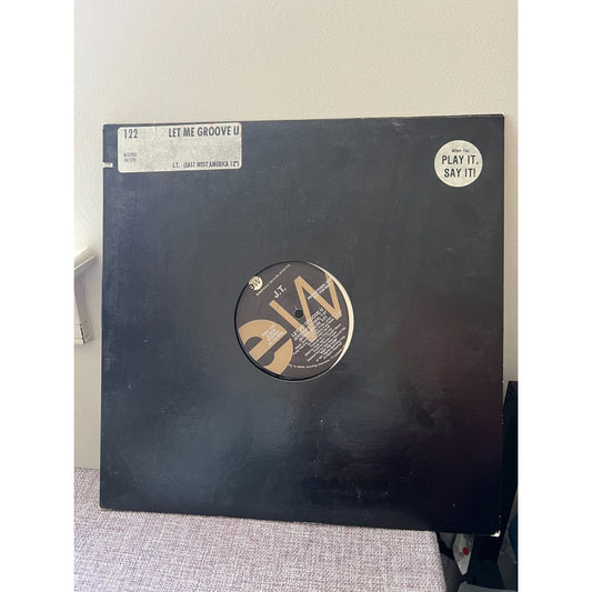 J.T. 12" Lp Let Me Groove U Record EX Cover VG+ PROMO Electronic On Vinyl
