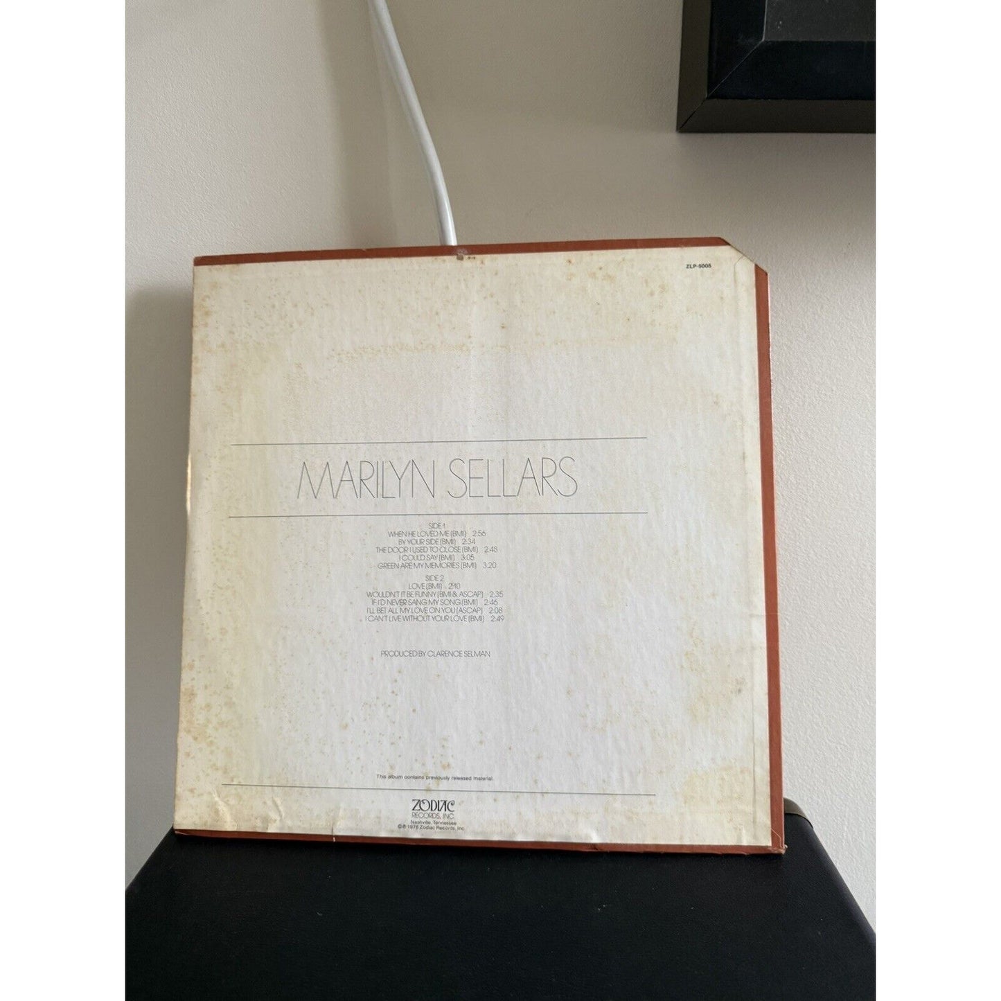 Marilyn Sellars - Marilyn Vinyl Record Album Zodiac Records 1976 Collectible