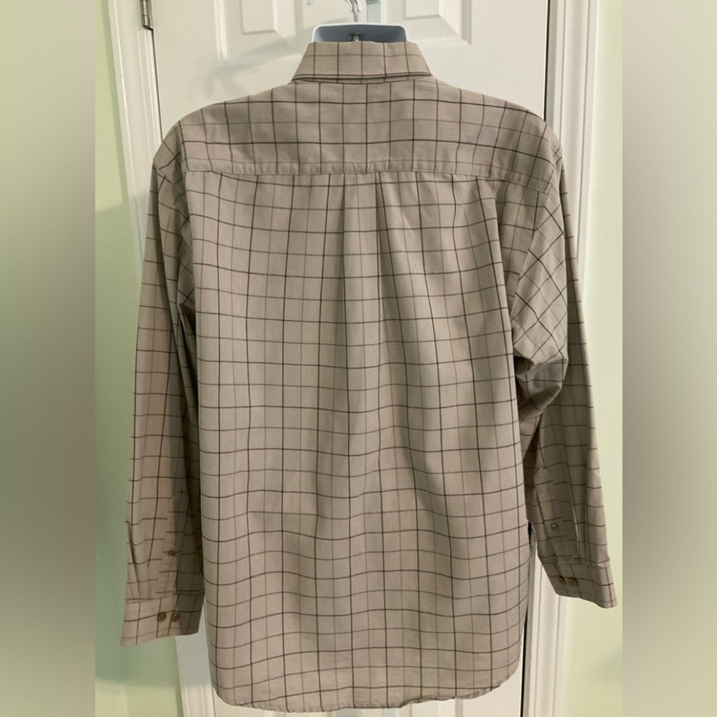 Van Heusen Tan Casual Button Down Shirt