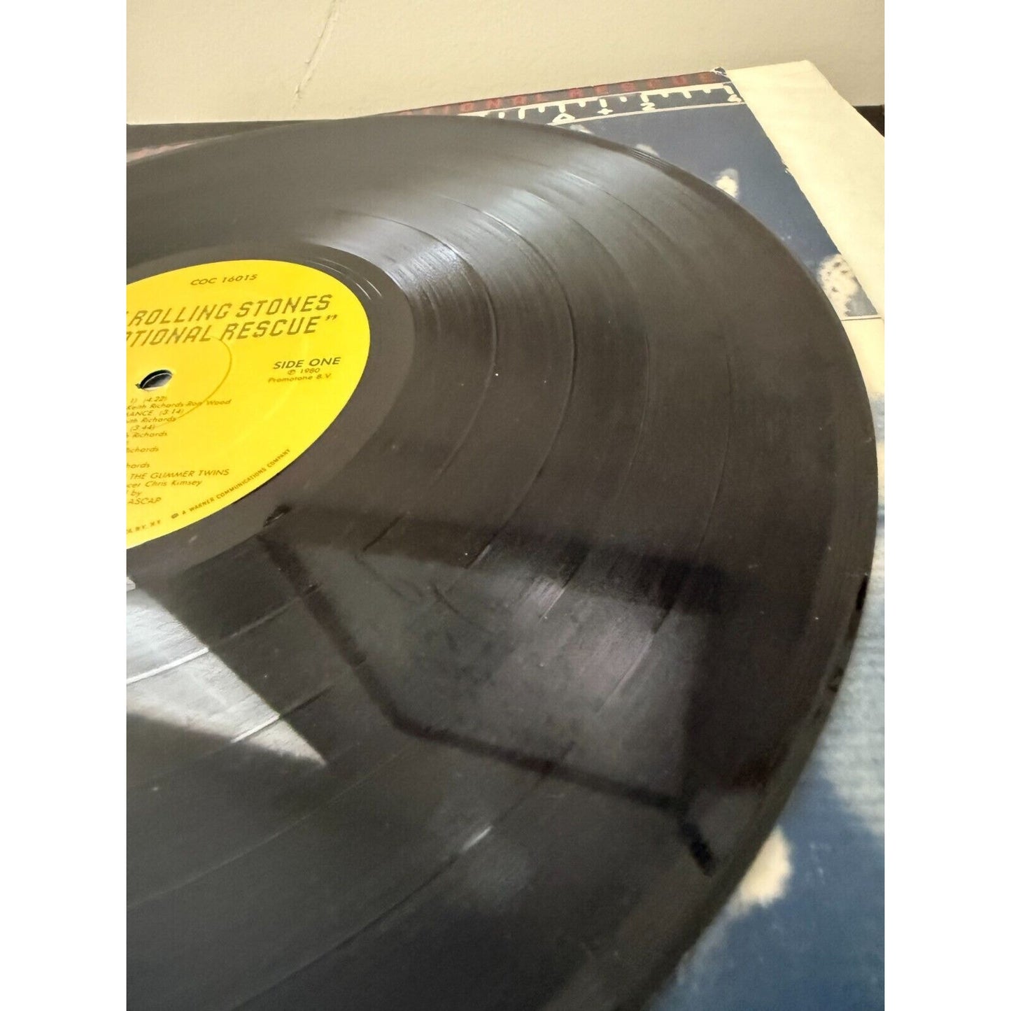 The Rolling Stones Emotional Rescue 1980 VinylLP Warner Records COC-16015