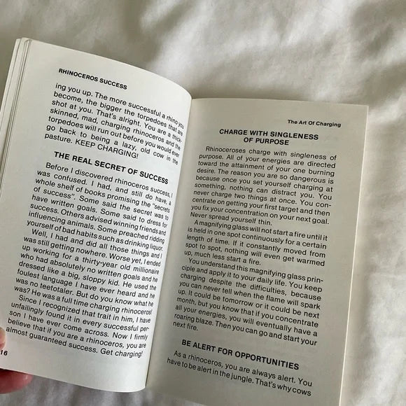 Book - Rhinoceros Success