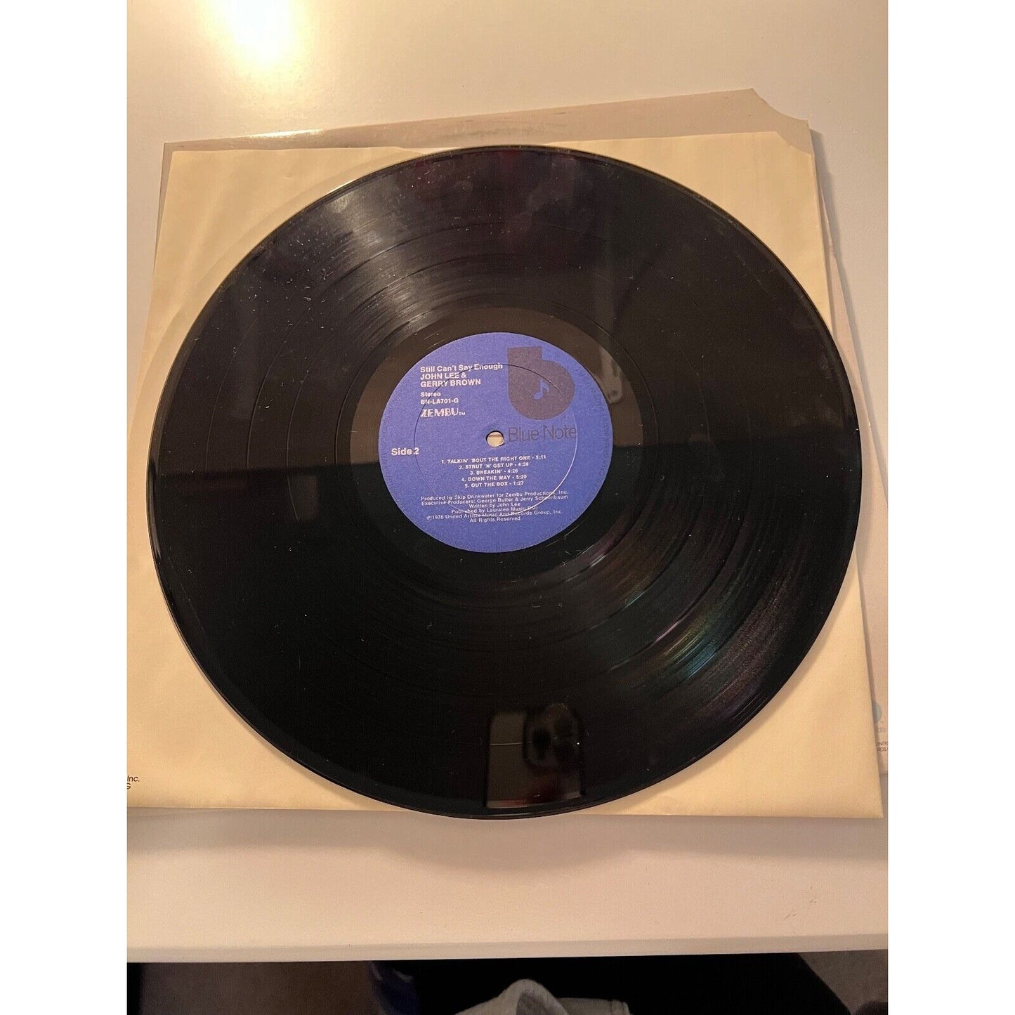 John Lee - Still Can't Say Enough - 1976 Blue Note BN-LA701-G LP Vinyl - NM