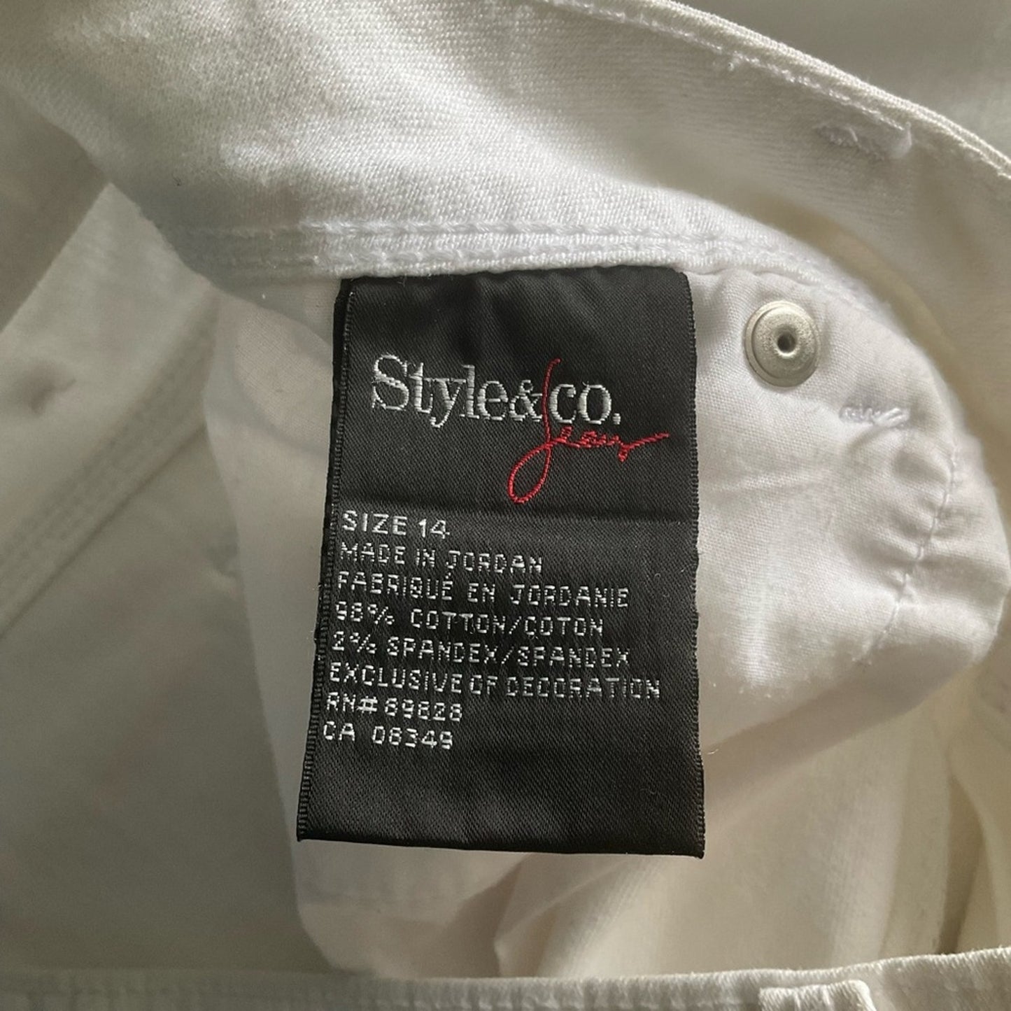 Style & Co. Women's White Ankle & Cropped Jeans
