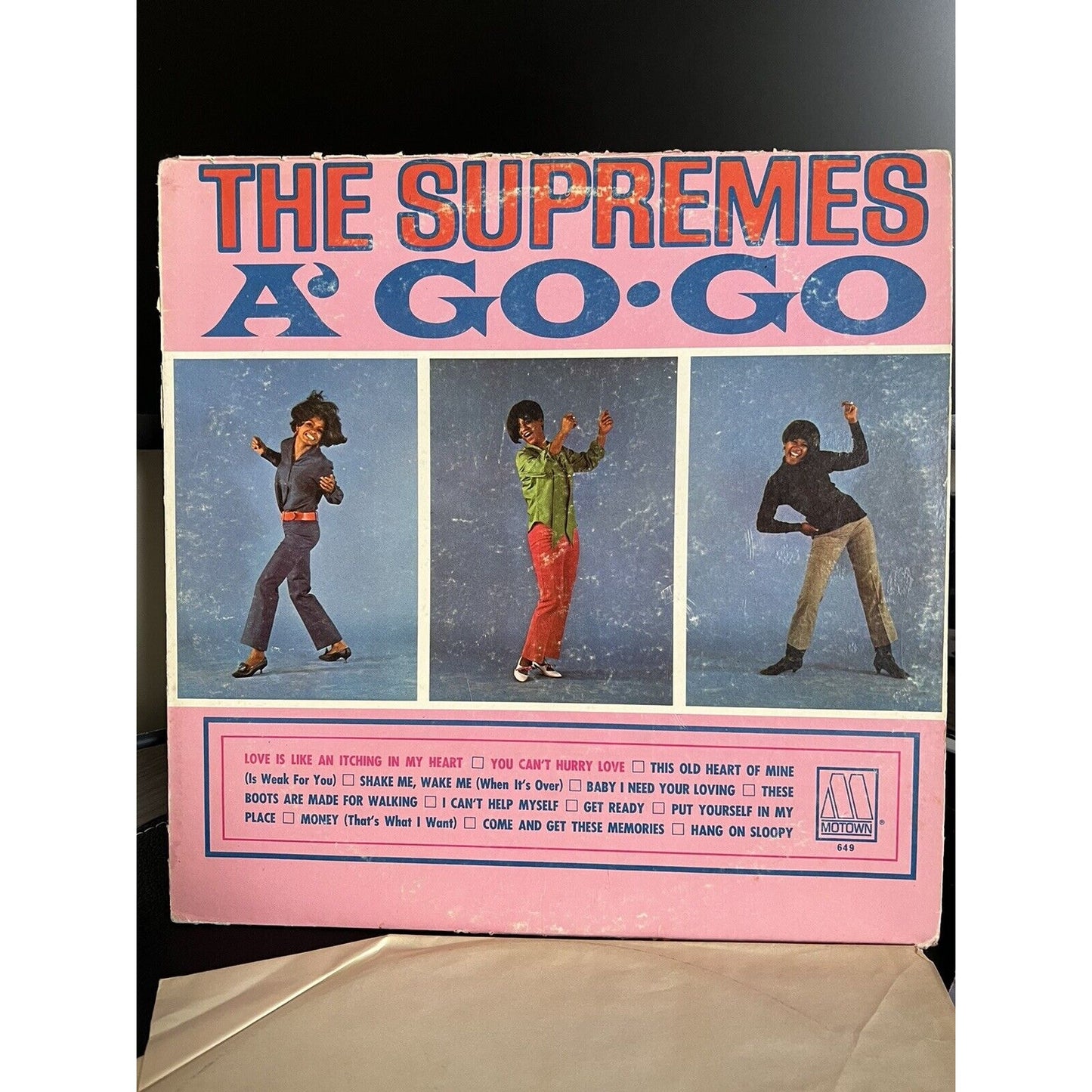 The Supremes "A Go Go" Original LP Vinyl Record 1966 Motown 649 Stereo