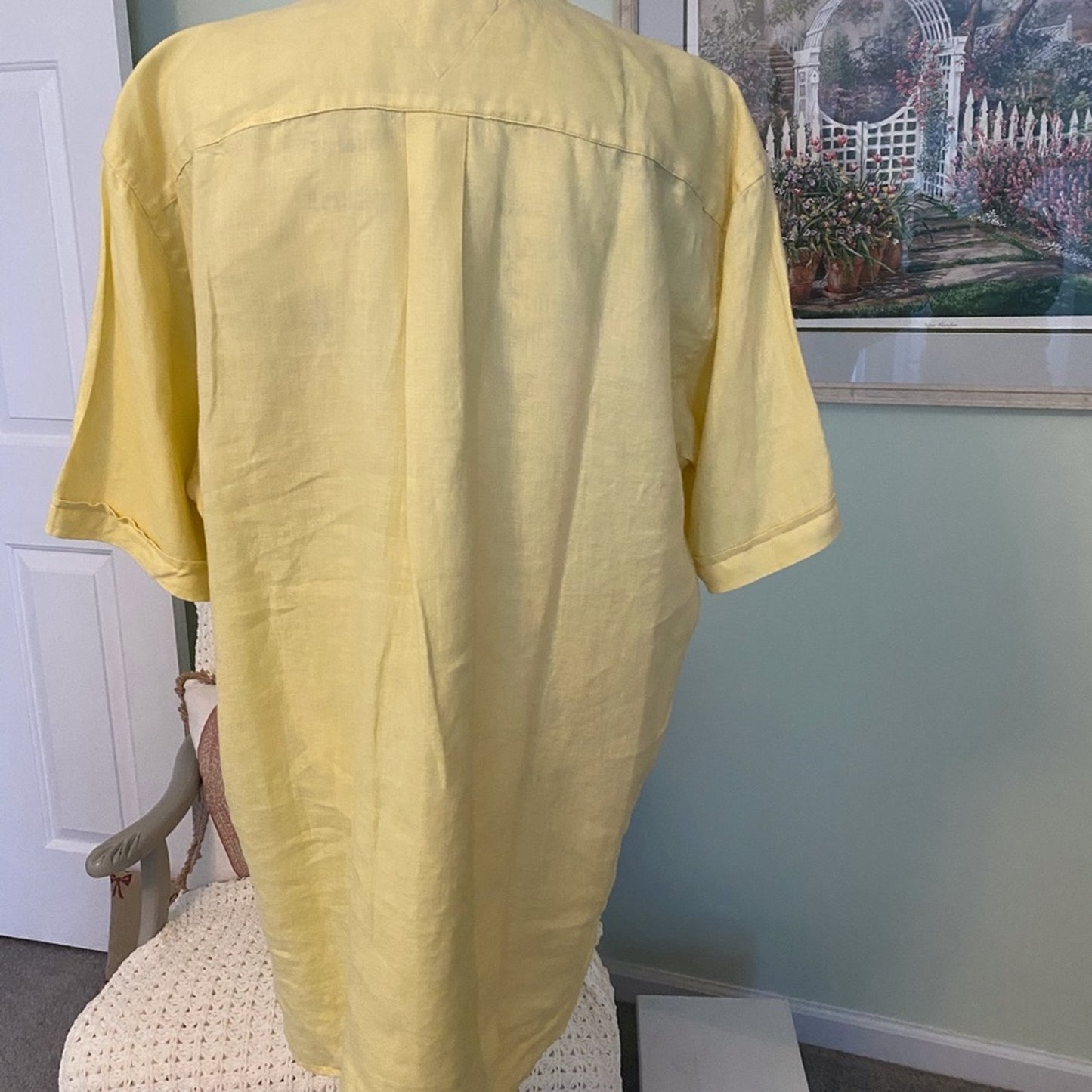Tommy Hilfiger Men’s S/S Linen Shirt
