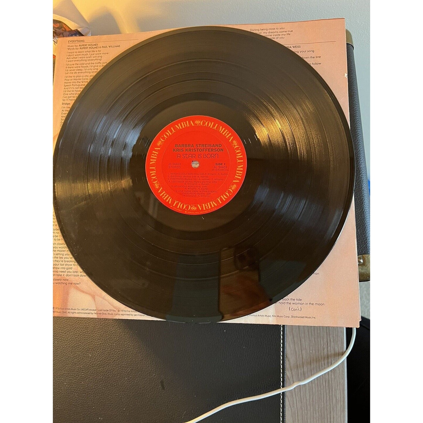 Streisand/ Kristofferson A Star is Born 1976 Columbia JS 34403 Vinyl LP