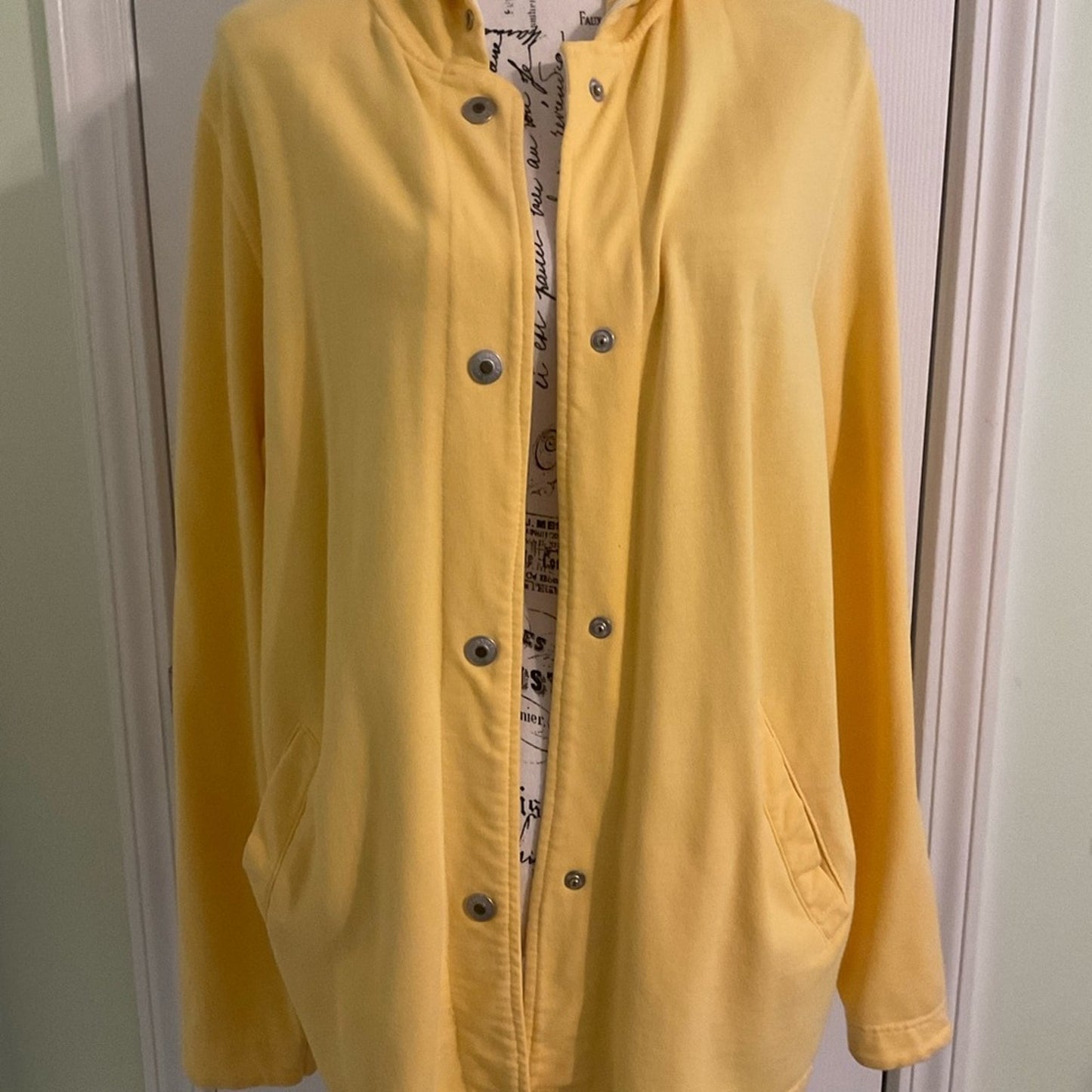 Sag Harbor Yellow Utility Jacket with Hood
