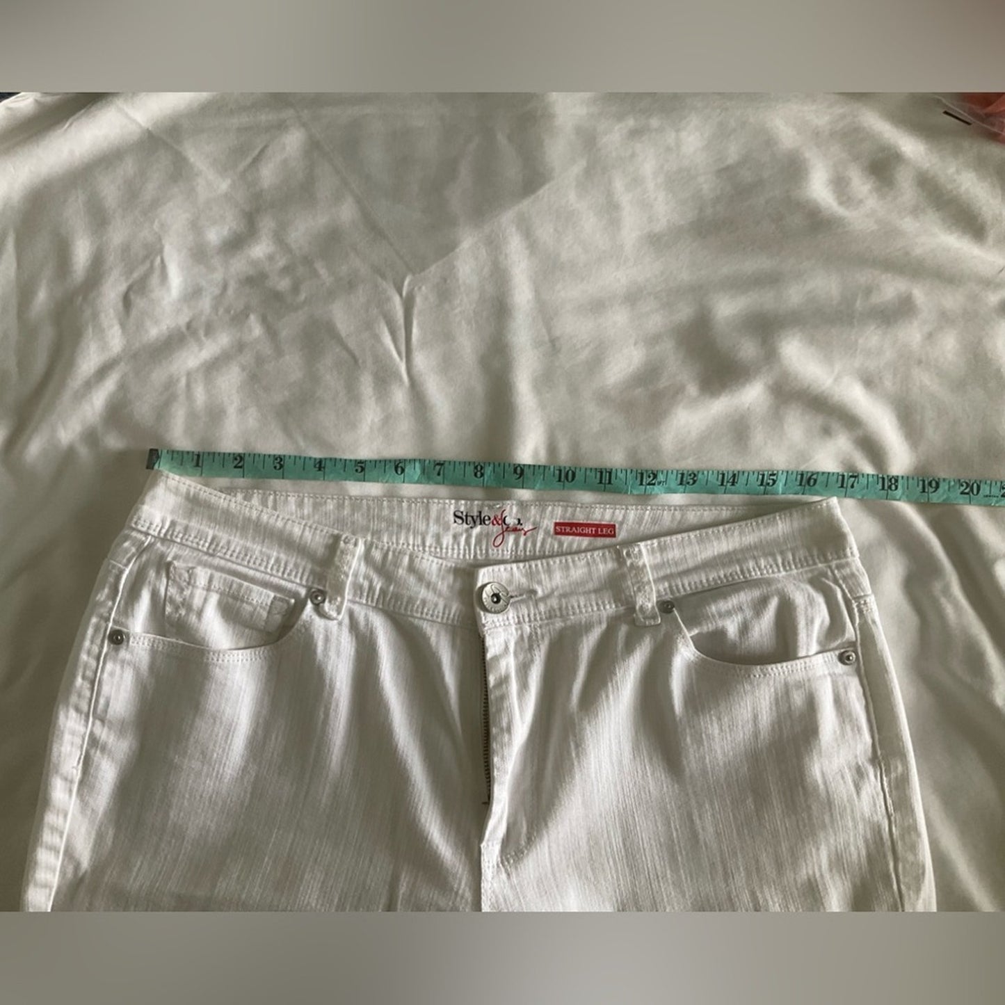 Style & Co. Women's White Ankle & Cropped Jeans