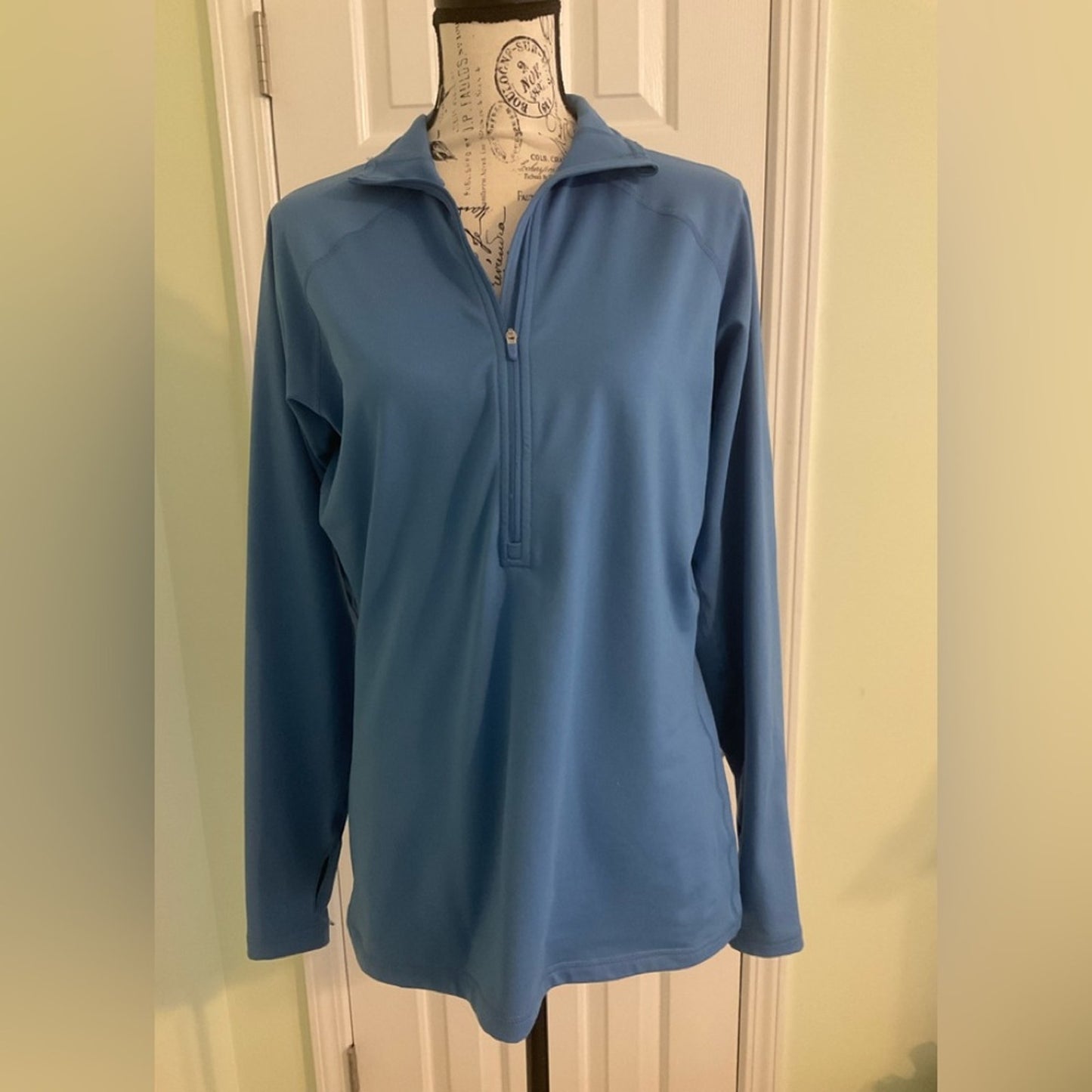 Nike Pro Blue Long Sleeve Top