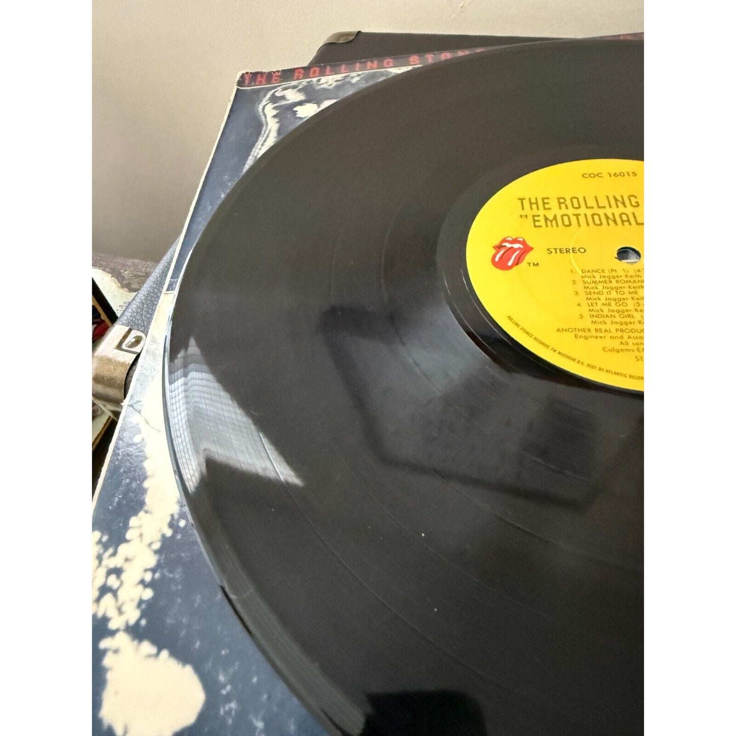 The Rolling Stones Emotional Rescue 1980 VinylLP Warner Records COC-16015
